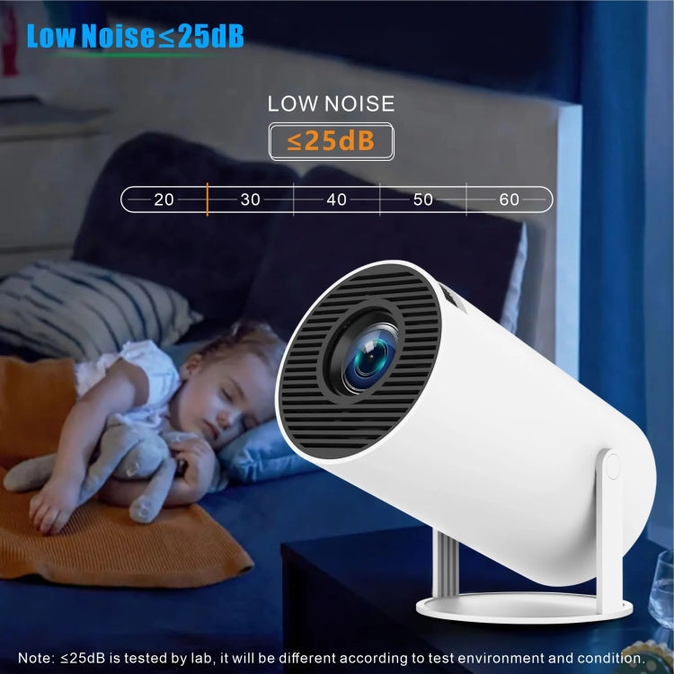 Máy chiếu thông minh HY300 PRO hệ điều hành Android 11.0, độ sáng 160 Lumen, máy chiếu di động, phích cắm EU, US, UK, AU