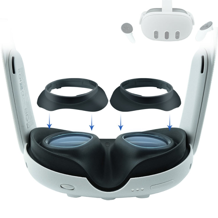 Khung bảo vệ ống kính kính VR Meta Quest 3 để ngăn kính của bạn trầy xước ống kính VR