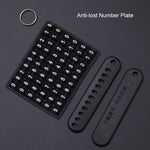 For Volkswagen Jetta Car Key Cover Multifunctional Keychain Anti-lost Number Plate, A, B, E, G