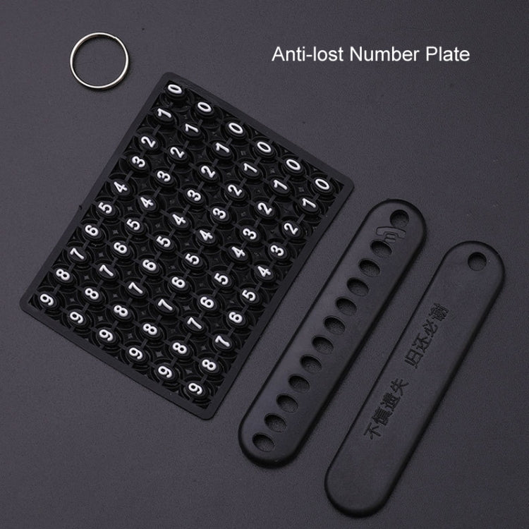 For Volkswagen Jetta Car Key Cover Multifunctional Keychain Anti-lost Number Plate, A, B, E, G