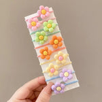 Bộ 10 chiếc dây buộc tóc trẻ em dễ thương, vòng tóc không gãy, băng đô nhỏ cho bé, hoa 1, bơ, trái cây và rau củ, hoa 2, hoa tám cánh nhiều màu, kẹo hồng, động vật ếch, kem, dưa hấu, hoa cúc trong suốt, màu kem...