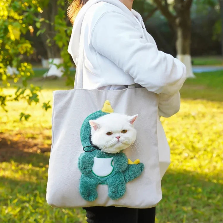 Túi Đeo Chéo Cho Thú Cưng Túi Tote Mèo Túi Vai Mở Rộng Cho Chó Nhỏ, M, L