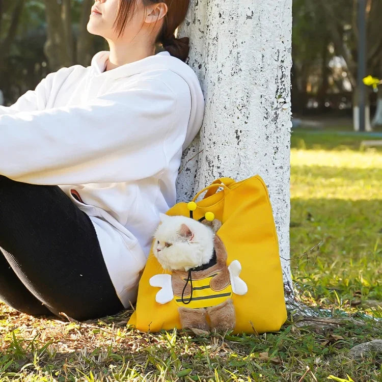 Túi Đeo Chéo Cho Thú Cưng Túi Tote Mèo Túi Vai Mở Rộng Cho Chó Nhỏ, M, L