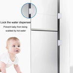 Khóa An Toàn Chống Kẹp Đa Năng Cho Bé Khóa Cửa Tủ Lạnh Ngăn Kéo Tủ, Khóa Tủ Lạnh