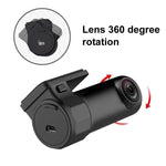 S600 Camera hành trình WiFi 1080P với ống kính góc rộng 170 độ, Máy ghi hình lái xe giấu kín