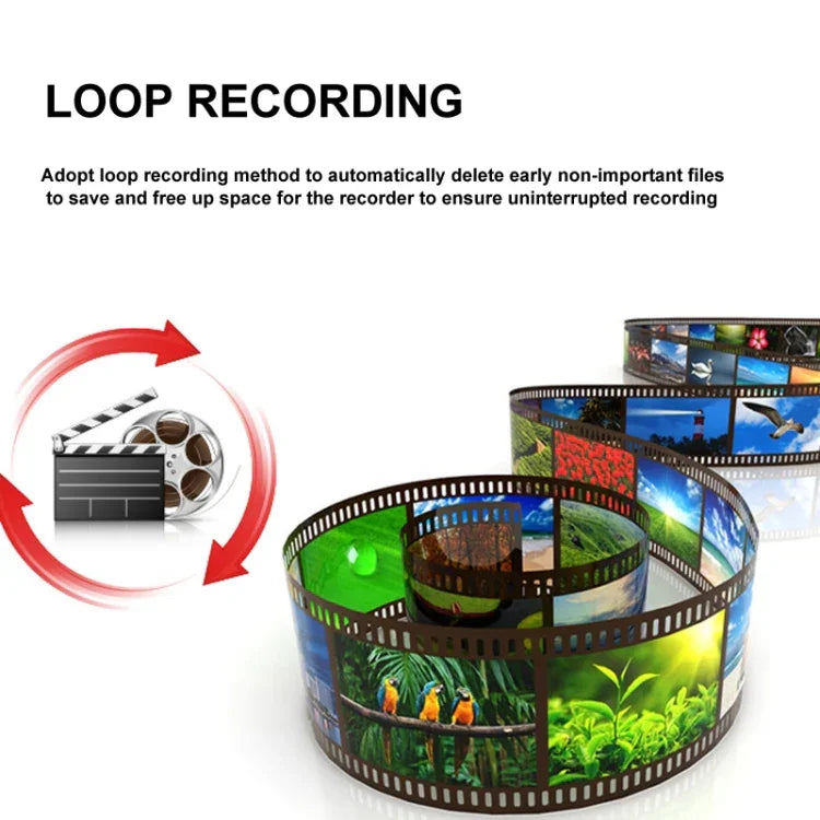 S600 Camera hành trình WiFi 1080P với ống kính góc rộng 170 độ, Máy ghi hình lái xe giấu kín