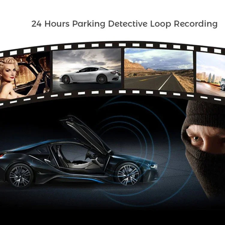 S600 Camera hành trình WiFi 1080P với ống kính góc rộng 170 độ, Máy ghi hình lái xe giấu kín