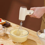 Wireless Mini Handheld Multi-Function Electric Stirring Mixer, Single Stick Khaki, Single Stick Beige, Double Stick Khaki, Double Stick Beige