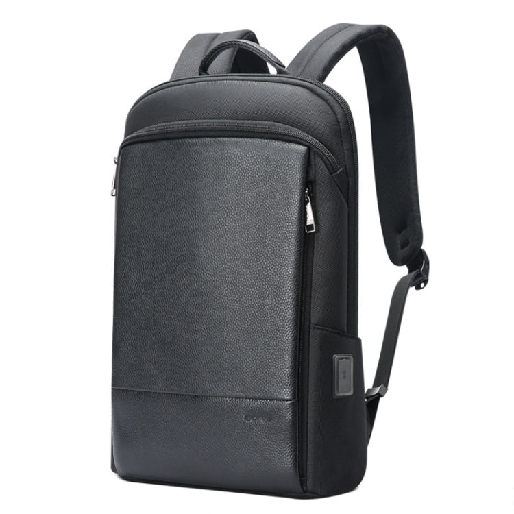 Balo laptop đi làm bằng da bò lớp đầu tiên Bopai chống nước nhẹ, mã 61-122731, 61-122721