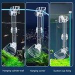 Ống cho cá ăn bằng acrylic cho bể cá nhỏ, 13-18cm, 20-32cm