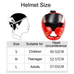 Mũ bảo hộ boxing Sparring, bảo vệ đầu thi đấu Muay Thái, S, M, L