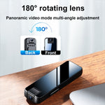 Mrobo D6 Máy quay video xoay 1080P có tầm nhìn ban đêm kẹp sau, không có bộ nhớ, 16GB, 32GB, 64GB, 128GB