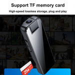 Mrobo D6 Máy quay video xoay 1080P có tầm nhìn ban đêm kẹp sau, không có bộ nhớ, 16GB, 32GB, 64GB, 128GB