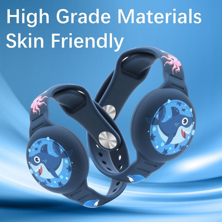 Ốp bảo vệ silicone dây đồng hồ hoạt hình định vị AirTag thế hệ 2 / AirTag thế hệ 1 chống mất thiết bị