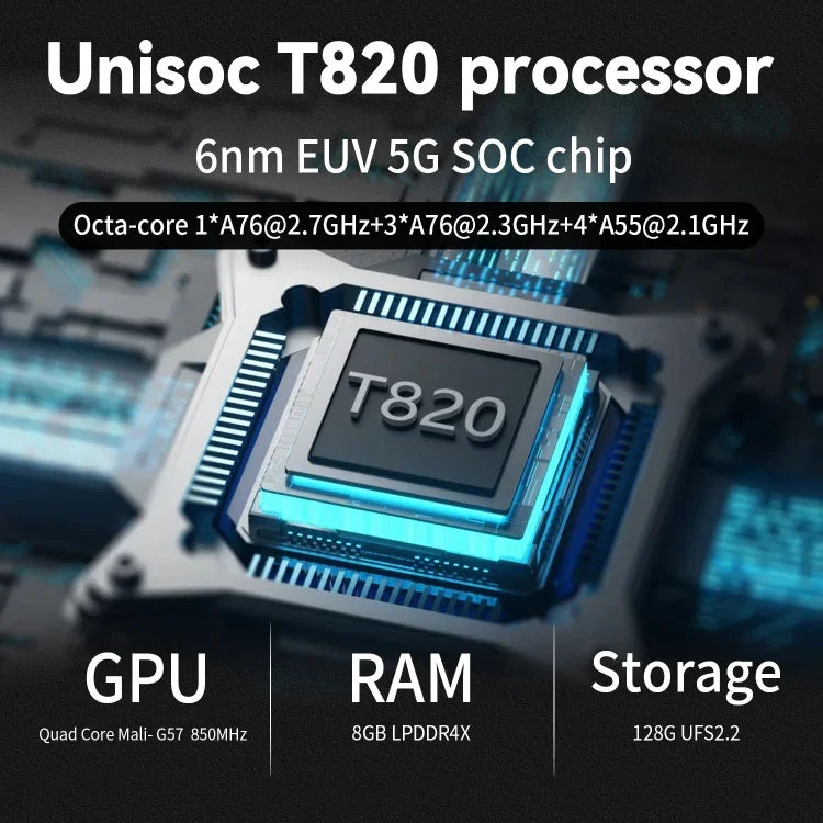 Máy chơi game cầm tay ANBERNIC RG556 hệ điều hành Android 13, màn hình AMOLED 5.48 inch, WIFI Bluetooth, bộ nhớ 128GB+128GB, 128GB+256GB