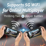 Máy chơi game cầm tay ANBERNIC RG556 hệ điều hành Android 13, màn hình AMOLED 5.48 inch, WIFI Bluetooth, bộ nhớ 128GB+128GB, 128GB+256GB