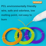 Bút in 3D nhiệt độ thấp sạc USB hình móng vuốt mèo, bút vẽ graffiti 3D DIY cho trẻ em, màu xanh bạc hà, màu hồng sakura