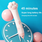 Bút in 3D nhiệt độ thấp sạc USB hình móng vuốt mèo, bút vẽ graffiti 3D DIY cho trẻ em, màu xanh bạc hà, màu hồng sakura