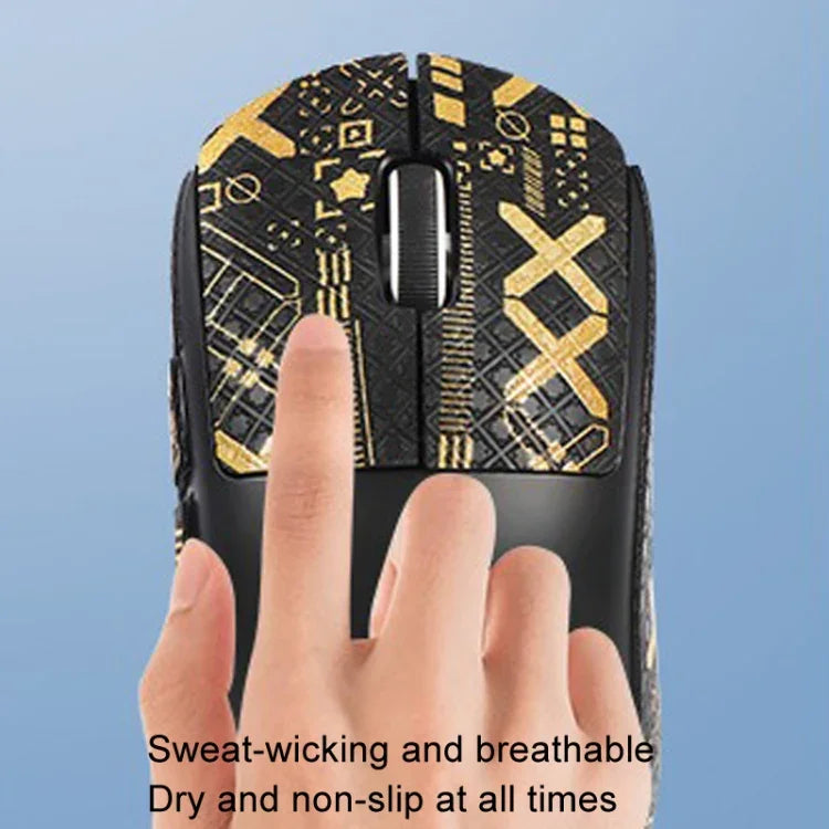 Miếng dán chống trượt thấm mồ hôi cho chuột Logitech GPW thế hệ 2, in trắng nửa bao quanh, in đen vàng nửa bao quanh, in đen nửa bao quanh, in đen bao quanh toàn phần, in trắng bao quanh toàn phần, in đen vàng bao quanh toàn phần