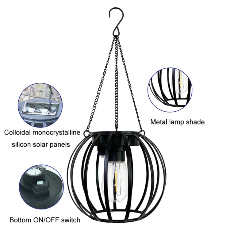 Đèn cảnh quan đèn lồng ngoài trời năng lượng mặt trời LED sân vườn, kích thước nhỏ