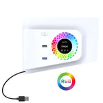 Quạt làm mát điều khiển nhiệt độ và ốp mặt cho PS5 Slim ipega PG-P5S019 + USB HUB có đèn RGB, ipega PG-P5S019