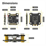 Thanh đo áp suất Lipo 3-6S cho drone RC, ESC 4 trong 1 SpeedyBee BLS 50A