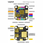 Thanh đo áp suất Lipo 3-6S cho drone RC, ESC 4 trong 1 SpeedyBee BLS 50A