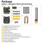 Thanh đo áp suất Lipo 3-6S cho drone RC, ESC 4 trong 1 SpeedyBee BLS 50A
