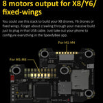 Thanh đo áp suất Lipo 3-6S cho drone RC, ESC 4 trong 1 SpeedyBee BLS 50A