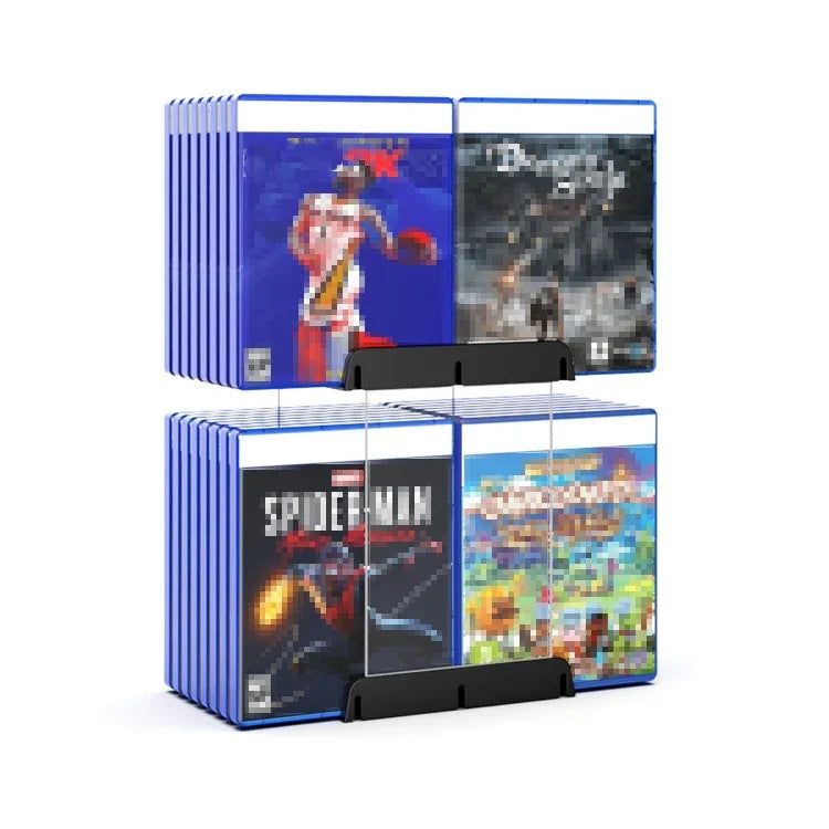 Giá đỡ lưu trữ đĩa CD thẻ game treo tường, hộp đựng CD 32 tấm