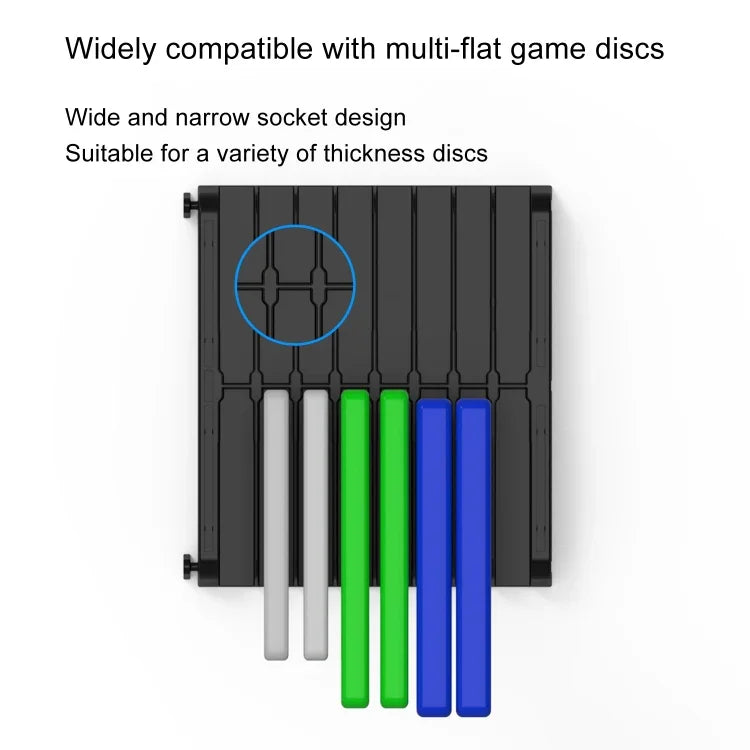 Giá đỡ lưu trữ đĩa CD thẻ game treo tường, hộp đựng CD 32 tấm