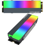 Tản nhiệt ổ cứng thể rắn M.2 2280 COOLMOON CM-M2A 5V ARGB, CM-M2A