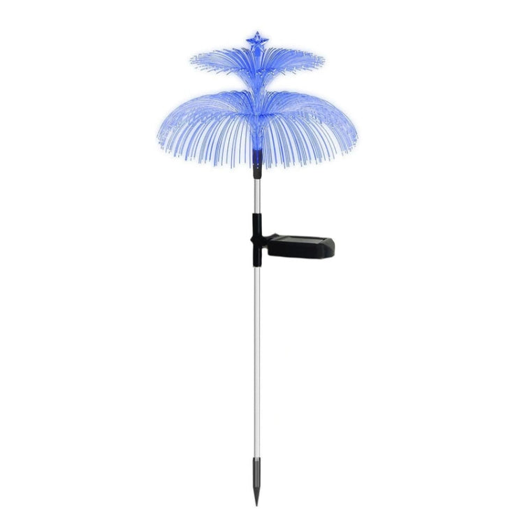 Solar Optical Fiber Jellyfish Lights Outdoor LED Waterproof Garden Decoration Ambiance Light, Stars (Stainless Steel Tube), Stars (Transparent Tube)