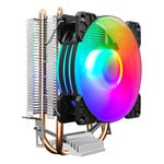 Quạt CPU ống đồng đôi COOLMOON Frost cho PC để bàn làm mát bằng không khí AMD, phiên bản P2 Magic Moon quạt đơn, phiên bản P22 Magic Moon quạt đôi, phiên bản P2 Streamline quạt đơn, phiên bản P22 Streamline quạt đôi
