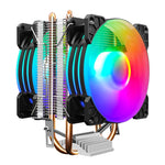 Quạt CPU ống đồng đôi COOLMOON Frost cho PC để bàn làm mát bằng không khí AMD, phiên bản P2 Magic Moon quạt đơn, phiên bản P22 Magic Moon quạt đôi, phiên bản P2 Streamline quạt đơn, phiên bản P22 Streamline quạt đôi