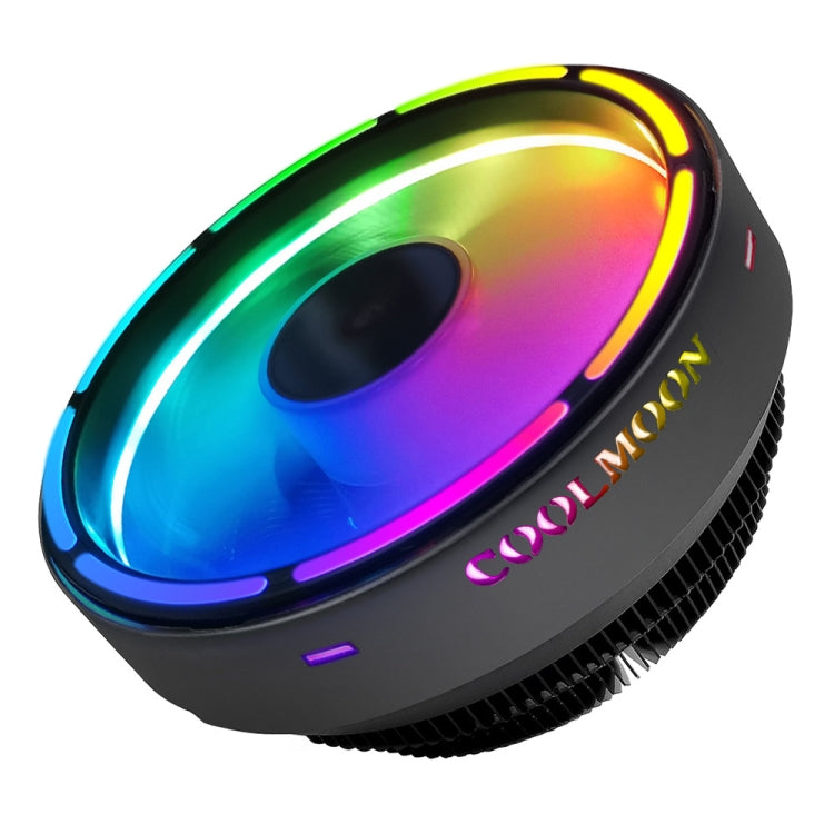 Quạt làm mát CPU COOLMOON cho máy tính để bàn đổi màu tự động đa nền tảng, CM-BF-RGB