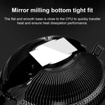Quạt làm mát CPU COOLMOON cho máy tính để bàn đổi màu tự động đa nền tảng, CM-BF-RGB