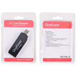 Onefavor USB2.0 High Speed Read And Write CF Card Reader, CF Card Reader
