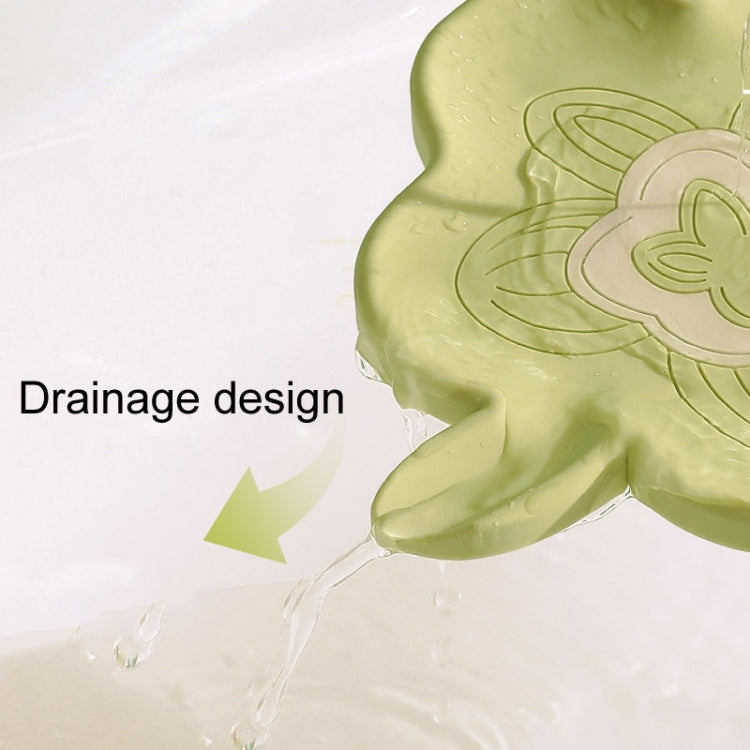Bình đựng xà phòng silicone ngâm tường phòng tắm, giá đỡ xà phòng chống trượt thoát nước gia đình
