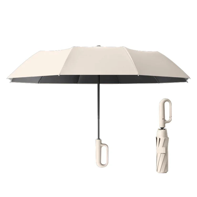 Ô Gấp Tự Động Dùng Đôi Che Mưa Che Nắng Unisex, Màu Be 105cm, Màu Xanh Dương 105cm, Màu Xám 105cm, Màu Be 125cm, Màu Xanh Dương 125cm, Màu Xám 125cm, Màu Be Đảo Ngược 105cm, Màu Xanh Dương Đảo Ngược 105cm
