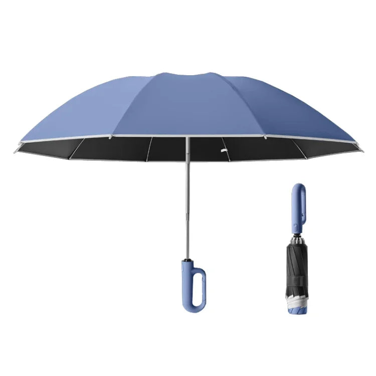 Ô Gấp Tự Động Dùng Đôi Che Mưa Che Nắng Unisex, Màu Be 105cm, Màu Xanh Dương 105cm, Màu Xám 105cm, Màu Be 125cm, Màu Xanh Dương 125cm, Màu Xám 125cm, Màu Be Đảo Ngược 105cm, Màu Xanh Dương Đảo Ngược 105cm