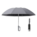 Ô Gấp Tự Động Dùng Đôi Che Mưa Che Nắng Unisex, Màu Be 105cm, Màu Xanh Dương 105cm, Màu Xám 105cm, Màu Be 125cm, Màu Xanh Dương 125cm, Màu Xám 125cm, Màu Be Đảo Ngược 105cm, Màu Xanh Dương Đảo Ngược 105cm