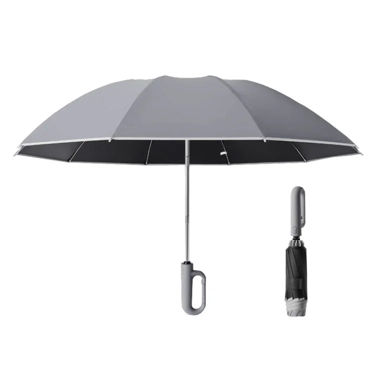 Ô Gấp Tự Động Dùng Đôi Che Mưa Che Nắng Unisex, Màu Be 105cm, Màu Xanh Dương 105cm, Màu Xám 105cm, Màu Be 125cm, Màu Xanh Dương 125cm, Màu Xám 125cm, Màu Be Đảo Ngược 105cm, Màu Xanh Dương Đảo Ngược 105cm