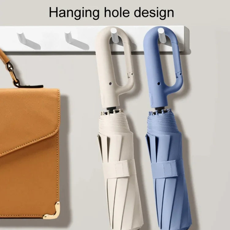Ô Gấp Tự Động Dùng Đôi Che Mưa Che Nắng Unisex, Màu Be 105cm, Màu Xanh Dương 105cm, Màu Xám 105cm, Màu Be 125cm, Màu Xanh Dương 125cm, Màu Xám 125cm, Màu Be Đảo Ngược 105cm, Màu Xanh Dương Đảo Ngược 105cm