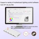 Bộ chia điều khiển nhiệt độ COOLMOON AM10 ARGB+PWM 10 cổng kép quạt case 5V 3Pin HUB