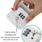 Khóa An Toàn Trẻ Em Giới Hạn Cửa Sổ Không Khoan Khóa Kết Hợp Tủ Lạnh Ngăn Kéo Tủ, 3 Số Màu Đen, 3 Số Màu Trắng, 2 Số Màu Đen, 2 Số Màu Trắng, 2 Số Màu Xám