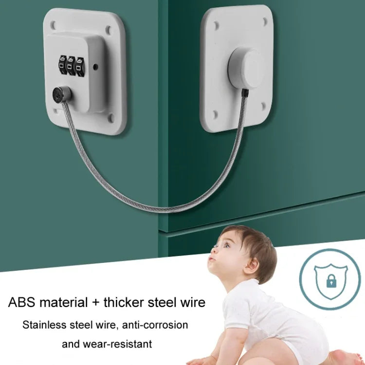 Khóa An Toàn Trẻ Em Giới Hạn Cửa Sổ Không Khoan Khóa Kết Hợp Tủ Lạnh Ngăn Kéo Tủ, 3 Số Màu Đen, 3 Số Màu Trắng, 2 Số Màu Đen, 2 Số Màu Trắng, 2 Số Màu Xám