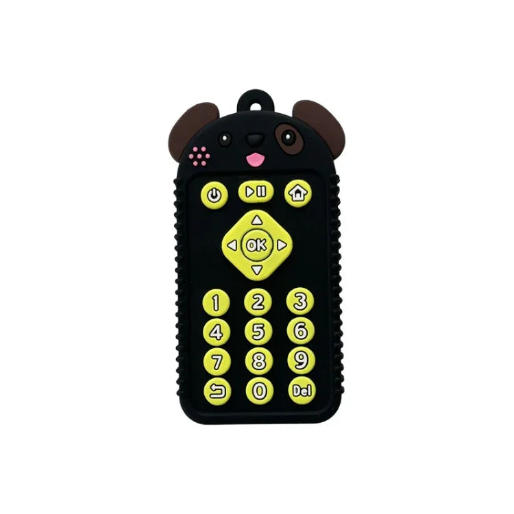 Đồ Chơi Trẻ Em Hình Hoạt Hình Reomte Đồ Gặm Nướu Silicone Cho Trẻ Sơ Sinh Trẻ Nhỏ, Chó Con Đen, Chó Con Xanh Dương, Chó Con Xanh Lá, Thỏ Đen, Thỏ Xanh Dương, Thỏ Xanh Lá, Gấu Đen, Gấu Xanh Dương, Gấu Xanh Lá
