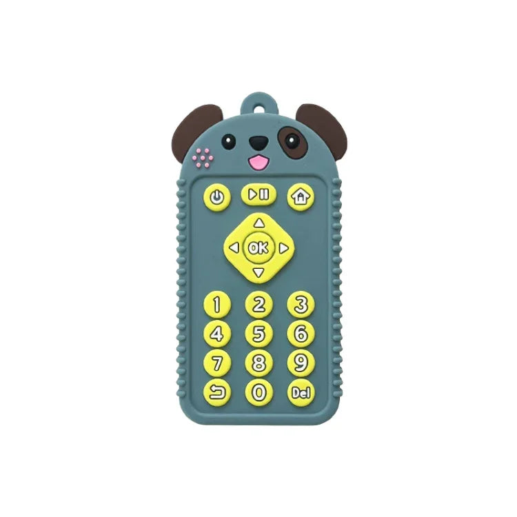 Đồ Chơi Trẻ Em Hình Hoạt Hình Reomte Đồ Gặm Nướu Silicone Cho Trẻ Sơ Sinh Trẻ Nhỏ, Chó Con Đen, Chó Con Xanh Dương, Chó Con Xanh Lá, Thỏ Đen, Thỏ Xanh Dương, Thỏ Xanh Lá, Gấu Đen, Gấu Xanh Dương, Gấu Xanh Lá