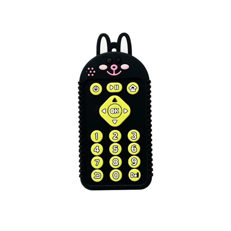 Đồ Chơi Trẻ Em Hình Hoạt Hình Reomte Đồ Gặm Nướu Silicone Cho Trẻ Sơ Sinh Trẻ Nhỏ, Chó Con Đen, Chó Con Xanh Dương, Chó Con Xanh Lá, Thỏ Đen, Thỏ Xanh Dương, Thỏ Xanh Lá, Gấu Đen, Gấu Xanh Dương, Gấu Xanh Lá